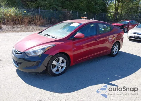 2014 Hyundai Elantra Se z USA, uszkodzony, nr VIN 5NPDH4AEXEH543457